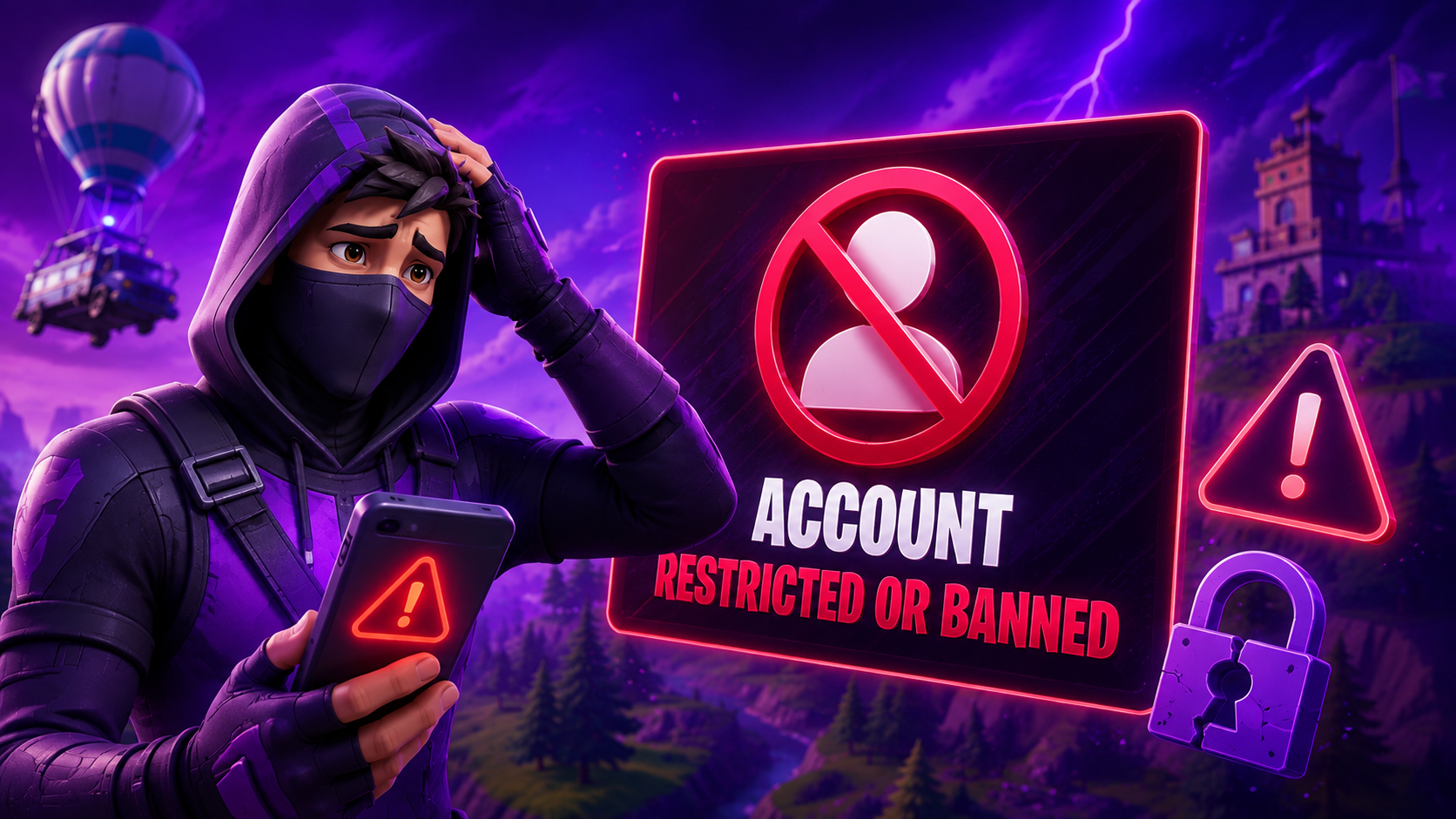 Account restricted or banned