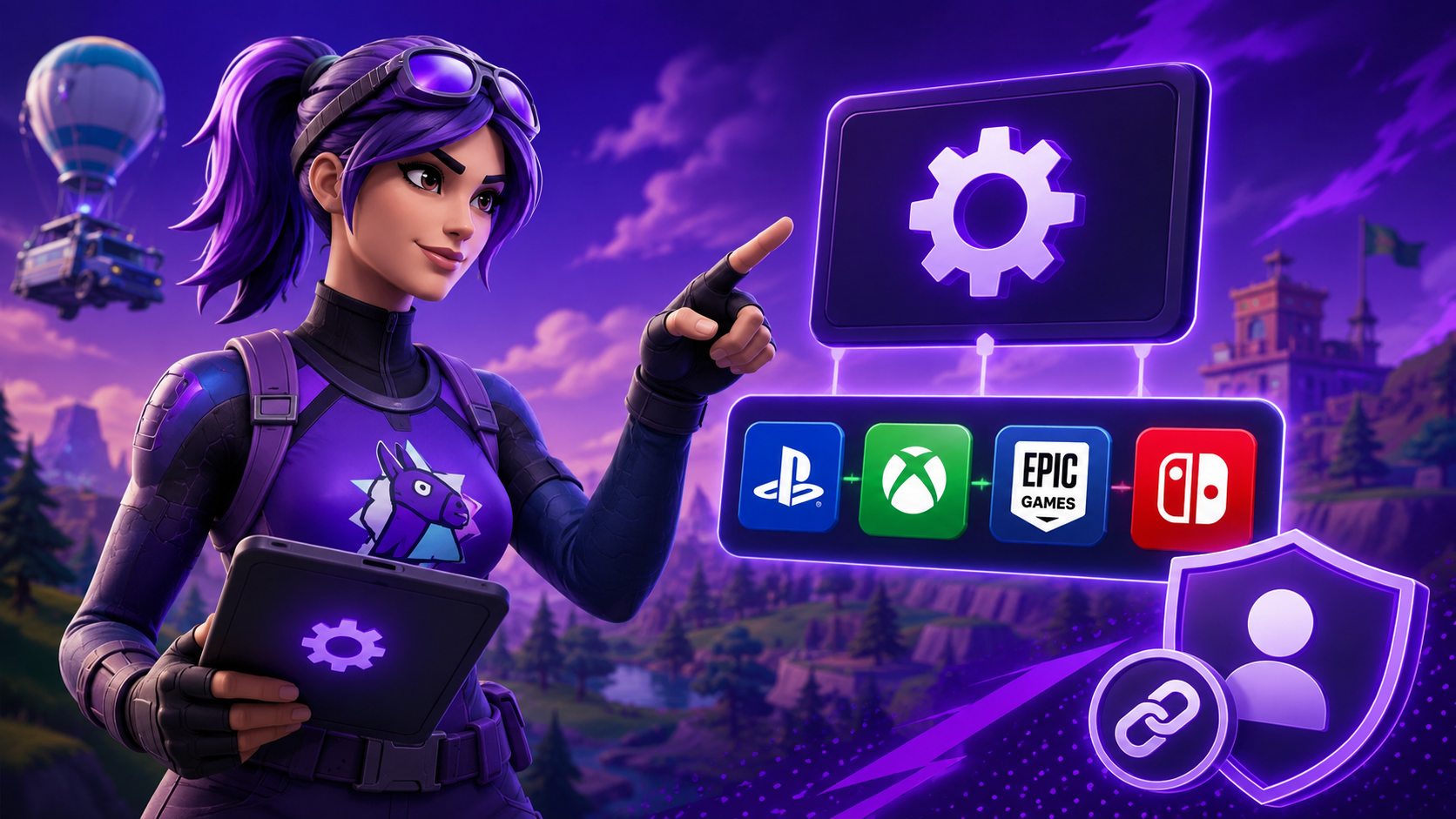 Account settings and linked accounts