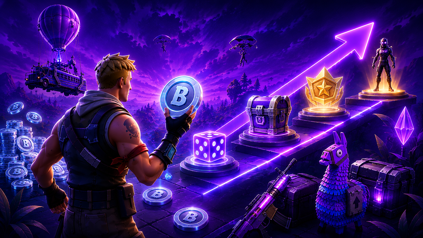 Earn, play, and level up